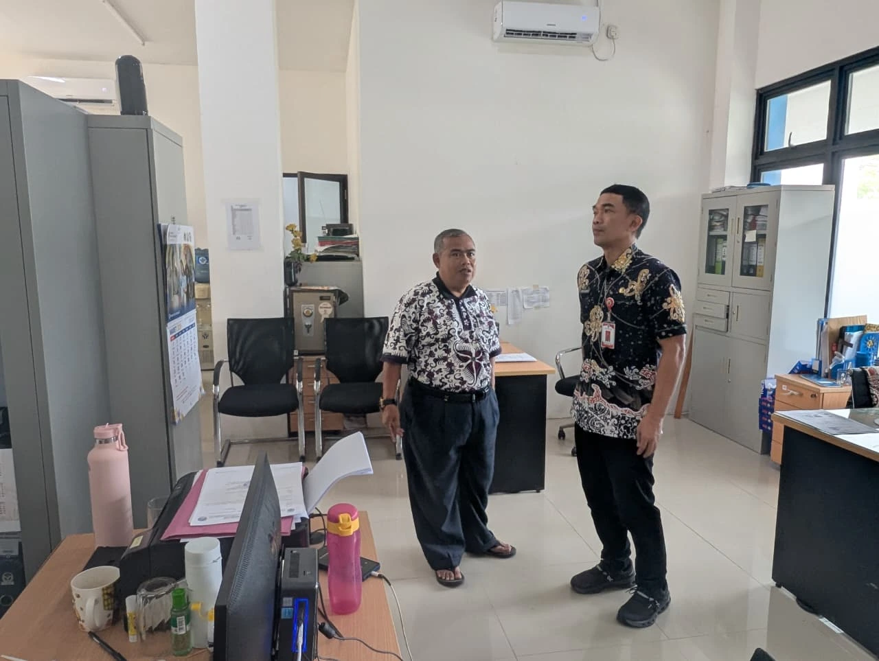 Pastikan Pelayanan Publik Gas Pol Pasca Lebaran, Sekprov Denny Sidak Sejumlah Instansi di Bulungan