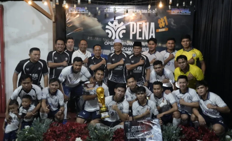 Pena Kaltara FC Kunci Gelar Juara Ramadan Series, Gubernur Zainal Bidik Bibit Muda Futsal di Bumi Benuanta