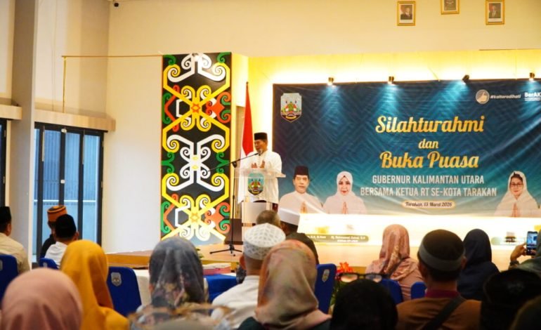 Buka Puasa Bareng Ketua RT se-Tarakan, Gubernur Zainal Sebut Janji Kursi Adalah Utang yang Harus Dibayar