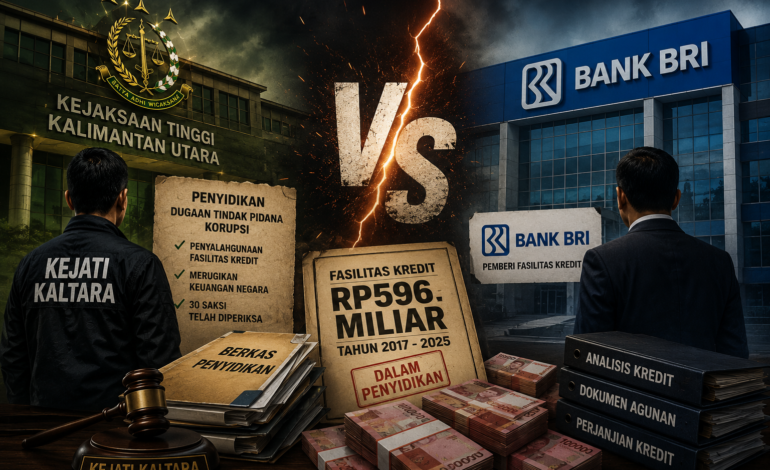 Kejati Kaltara Dalami Dugaan Korupsi Kredit Bank BRI Senilai Rp596 Miliar kepada PT SSP