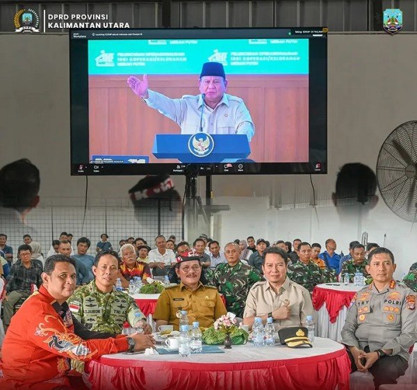 Ketua DPRD Kaltara Hadiri Peluncuran Koperasi Desa Kelurahan Merah Putih