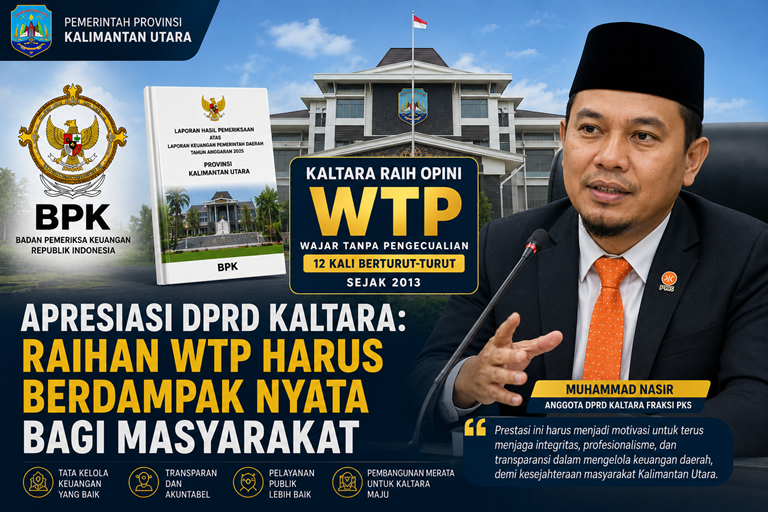 WTP ke-12 jadi Bukti Komitmen Kaltara Jaga Tata Kelola Keuangan