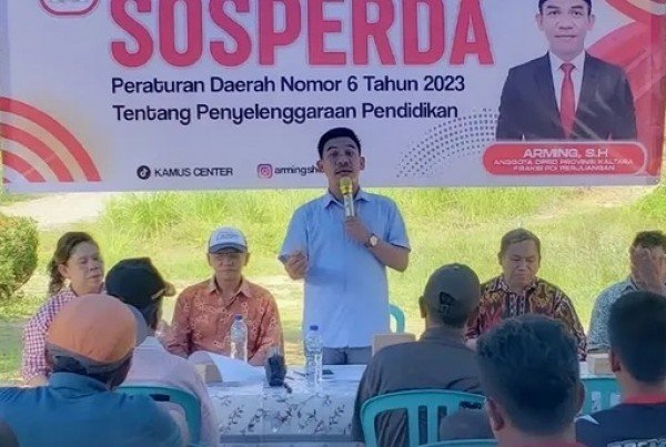 DPRD KALTARA, Arming Dorong Pemerataan Pendidikan Lewat Sosialisasi Perda di Nunukan