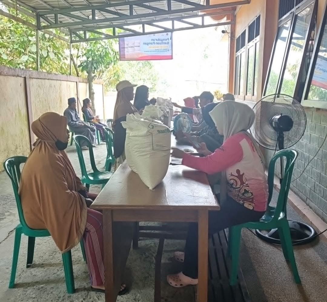 Penyaluran Bantuan Pangan di Mamburungan Capai 51,27 Persen
