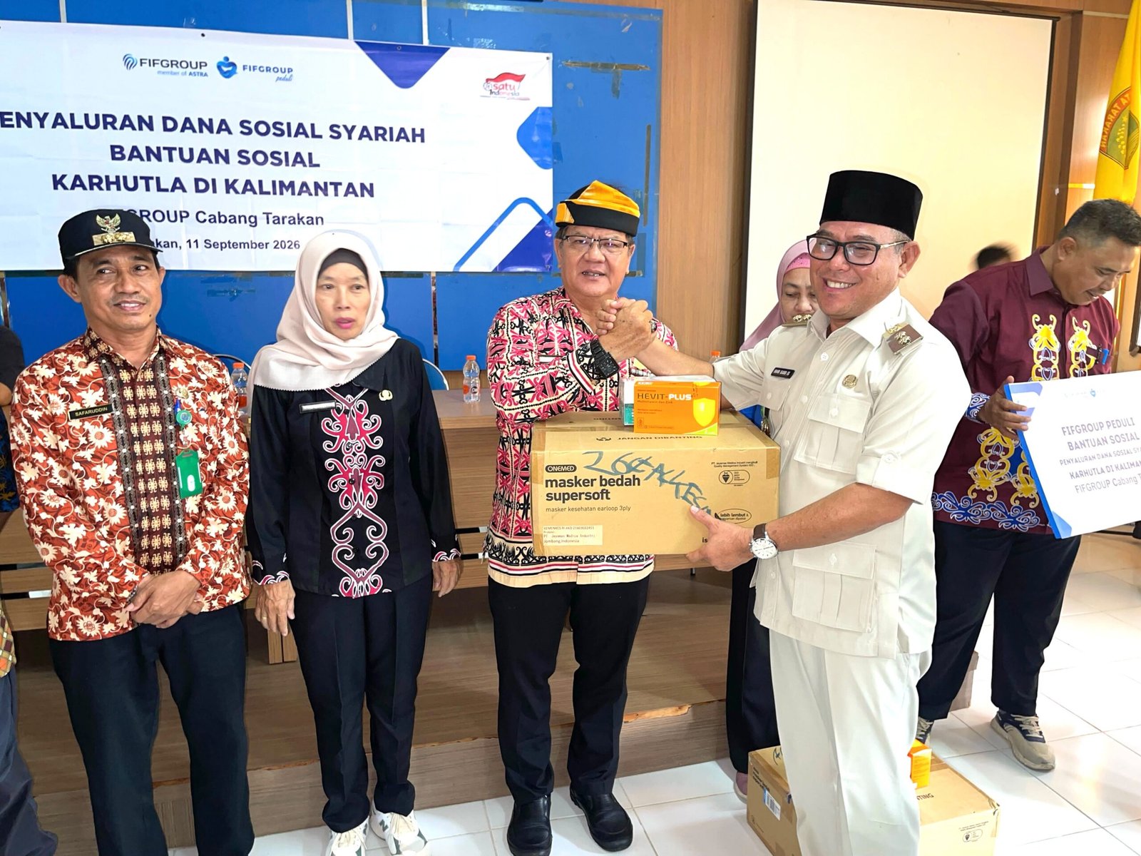 Pemkot Tarakan Apresiasi Pemberian Masker dan Vitamin untuk Tangani Dampak Karhutla