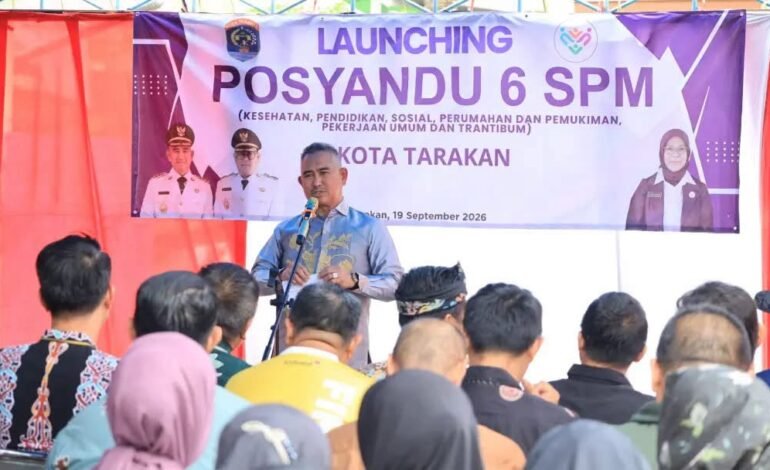 Wali Kota Khairul Launching Posyandu 6 SPM di Kota Tarakan