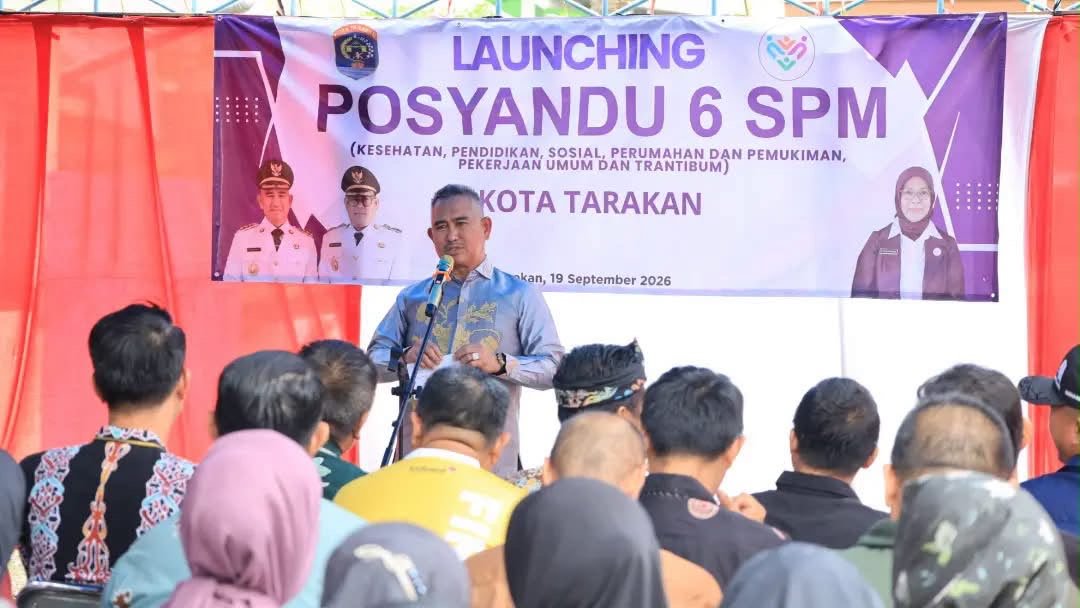Wali Kota Khairul Launching Posyandu 6 SPM di Kota Tarakan
