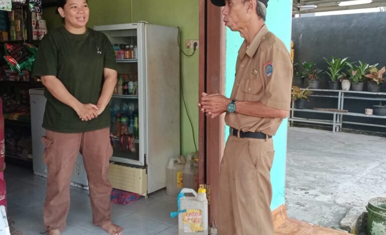 Kelurahan Mamburungan Monitor Pangkalan Gas di RT 07 Dan RT 05