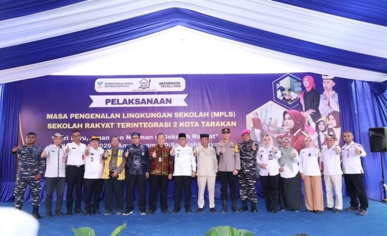 Wawali Tarakan Resmikan MPLS Sekolah Rakyat Terintegrasi 2
